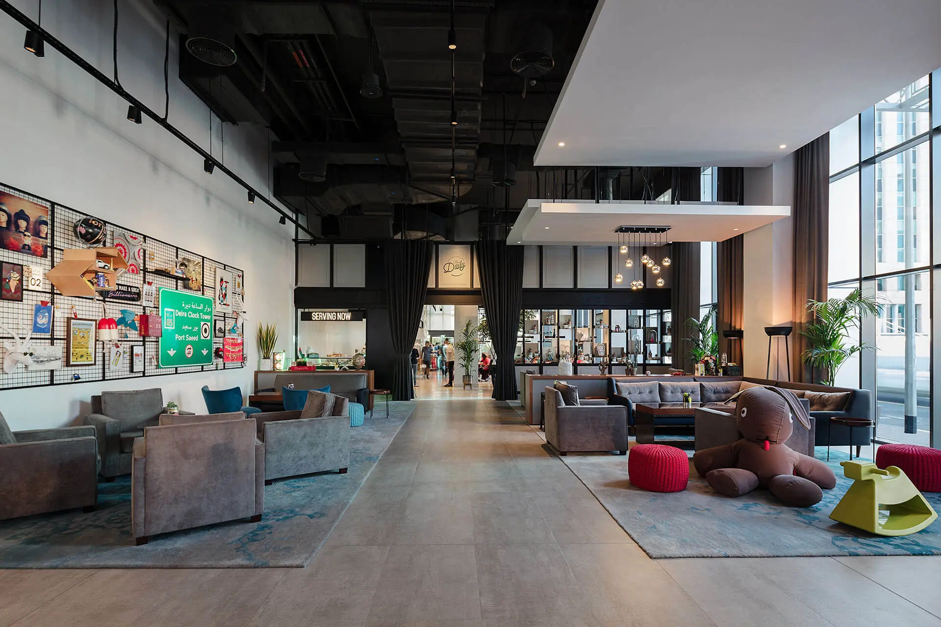 سالن انتظار هتل راو سیتی سنتر دبی